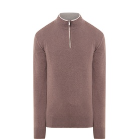 Cashmere Half-Zip Sweater