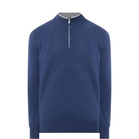 Cashmere Half-Zip Sweater