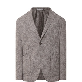 Check Single-Breasted Blazer