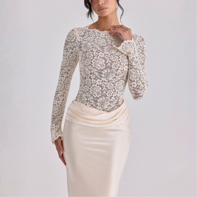 Ellie Floral Lace Bodysuit