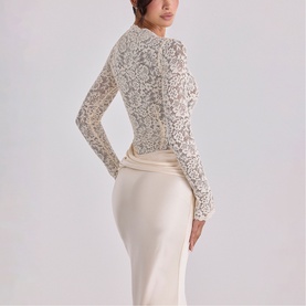 Ellie Floral Lace Bodysuit
