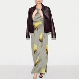 Iris Floral Flared Dress