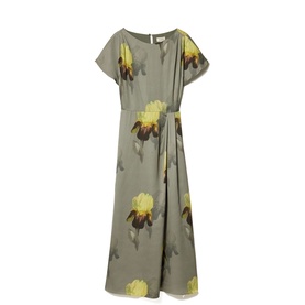 Iris Floral Flared Dress
