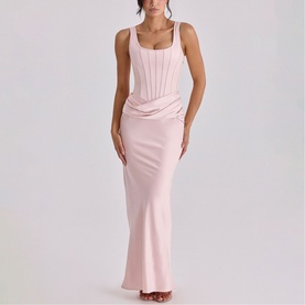 Kira Gathered Corset Dress