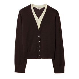Merino Wool Double Layer Cardigan