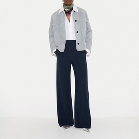 Modern Crepe Wide Leg Trousers