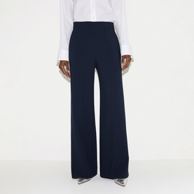 Modern Crepe Wide Leg Trousers