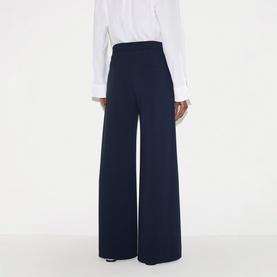 Modern Crepe Wide Leg Trousers