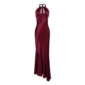 Oliviana Halter Keyhole Dress
