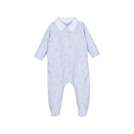 Contrast Collar Bunny Babygrow