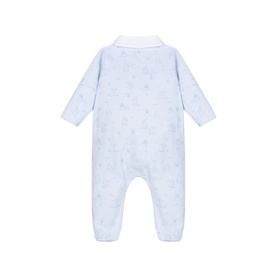 Contrast Collar Bunny Babygrow