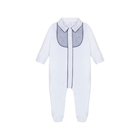 Striped Bib Babygrow