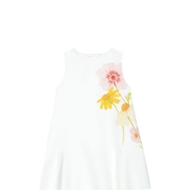 Elegant Floral Ruffle Dress