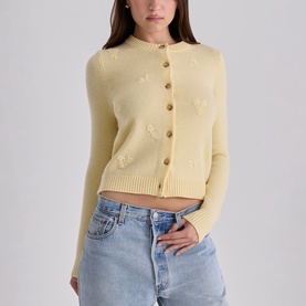 Poppie Floral Embroidered Cardigan