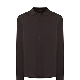 Knitted Regular-Fit Casual Shirt
