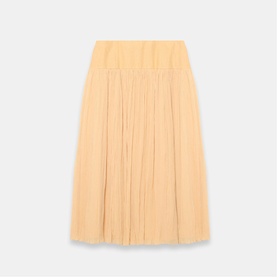 Crinkle Flared Skirt