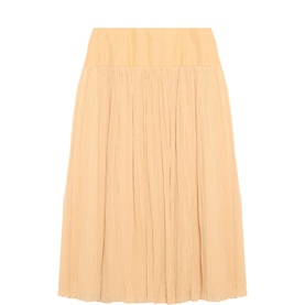 Crinkle Flared Skirt