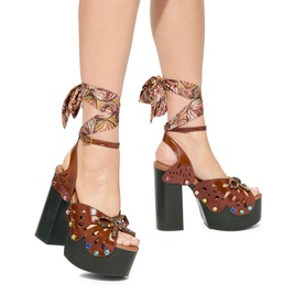 Butterfly Platform Sandals