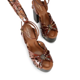 Butterfly Platform Sandals