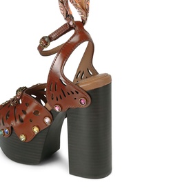Butterfly Platform Sandals