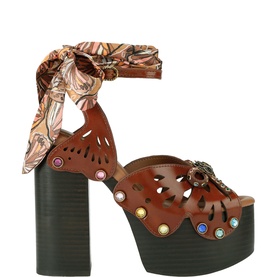 Butterfly Platform Sandals