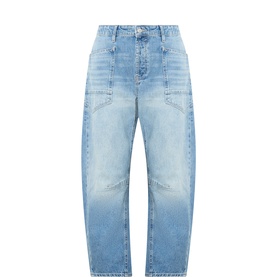 Minimalist Moxi Barrel-Leg Jeans
