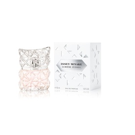 Issey Miyake Lumi&egrave;re d'Issey Eau de Parfum 50ml with geometric faceted bottle and white branded box