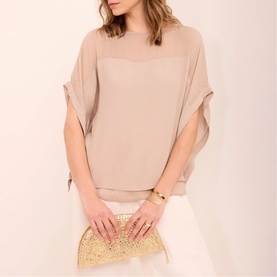 Double Layer Sheer Panel Top