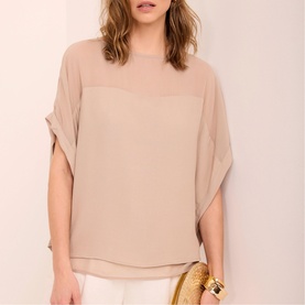 Double Layer Sheer Panel Top