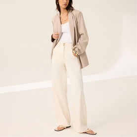 Relaxed Single-Breasted Blazer