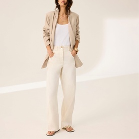 Relaxed Single-Breasted Blazer