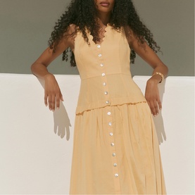 Drop Waist Flared Dress