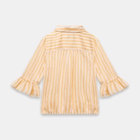 Stripe Ruffle Shirt