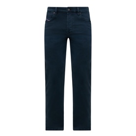 Diesel 1993 D-VYL Slim-Leg Jeans in dark blue with five-pocket styling, tonal stitching, button fly fastening, and clean hems.