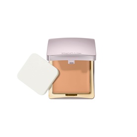Elizabeth Arden Flawless Finish Sponge-On Cream Makeup in Gentle Beige, compact foundation with sponge applicator and open lid