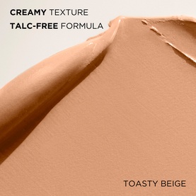 Elizabeth Arden Flawless Finish Sponge-On Cream Makeup in Gentle Beige; creamy talc-free texture swatch shown