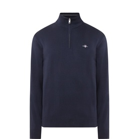 Shield Logo Half-Zip Sweatshirt