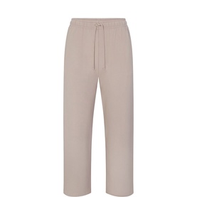 Straight Leg Track Pants Linen