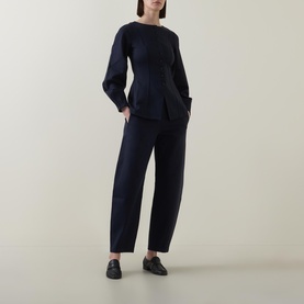 Bonnie Ponte Waisted Blazer