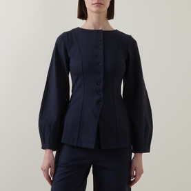 Bonnie Ponte Waisted Blazer