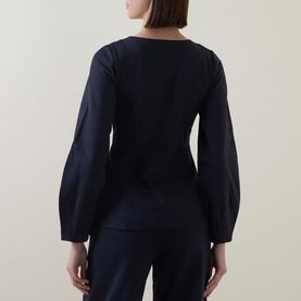 Bonnie Ponte Waisted Blazer