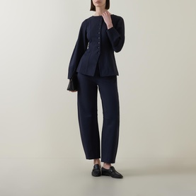 Bonnie Ponte Waisted Blazer