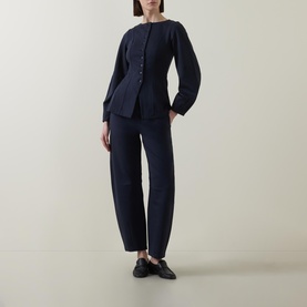 Markus Pointe Barrel Leg Trousers
