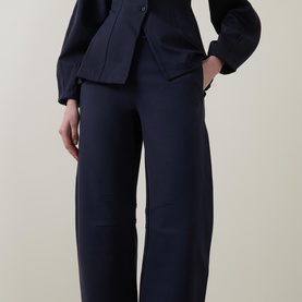 Markus Pointe Barrel Leg Trousers