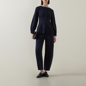 Markus Pointe Barrel Leg Trousers