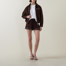 Linette Lace Trim Shorts