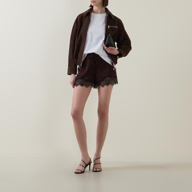 Linette Lace Trim Shorts
