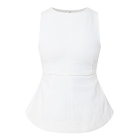 Chlo Denim Peplum Top