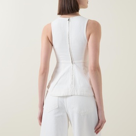 Chlo Denim Peplum Top