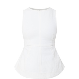 Chlo Denim Peplum Top